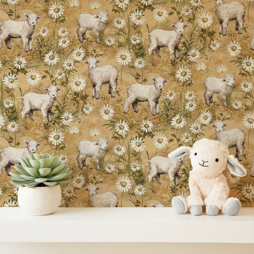 Lambs And Daisies On Yellow Wallpaper R Io8C4B 500 Unique Personalized Gifts: Elevating Home Décor With A Personal Touch