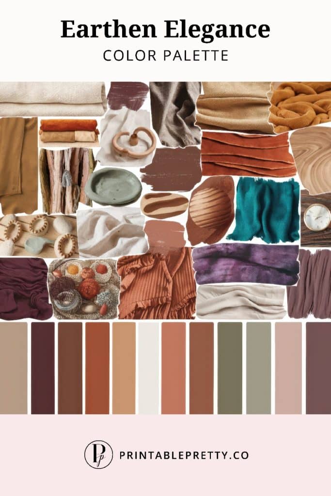 50 Stunning Color Palettes | Earthen Elegance