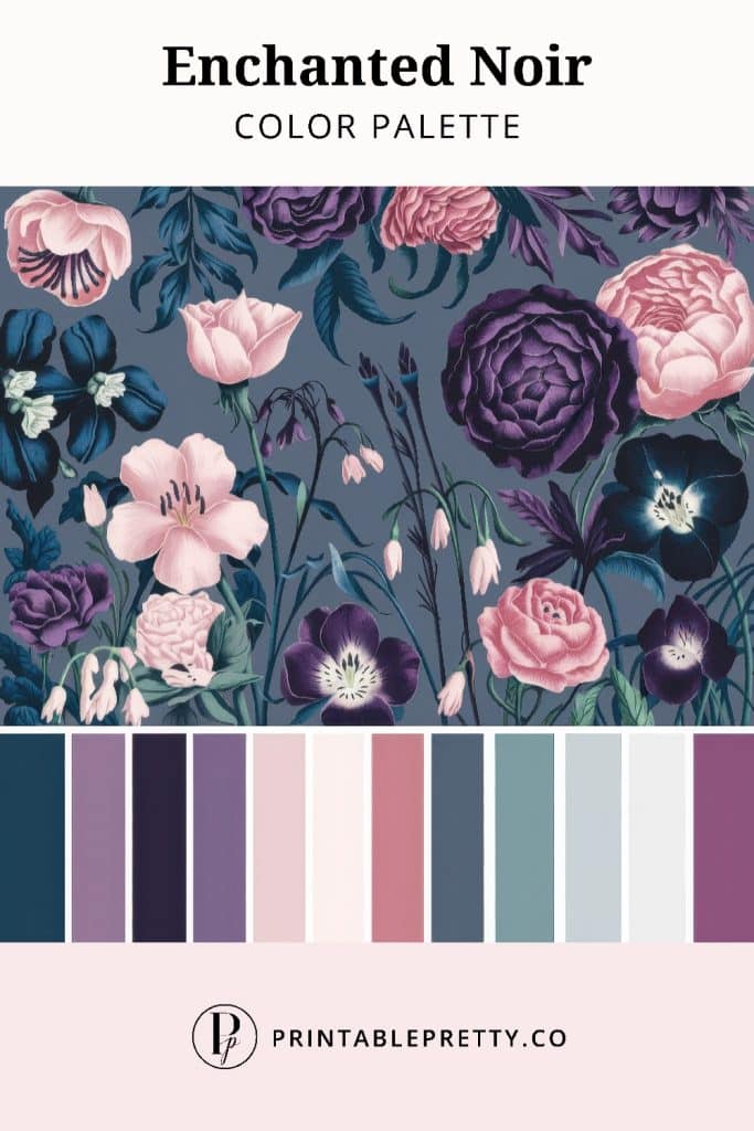 50 Stunning Color Palettes | Enchanted Noir