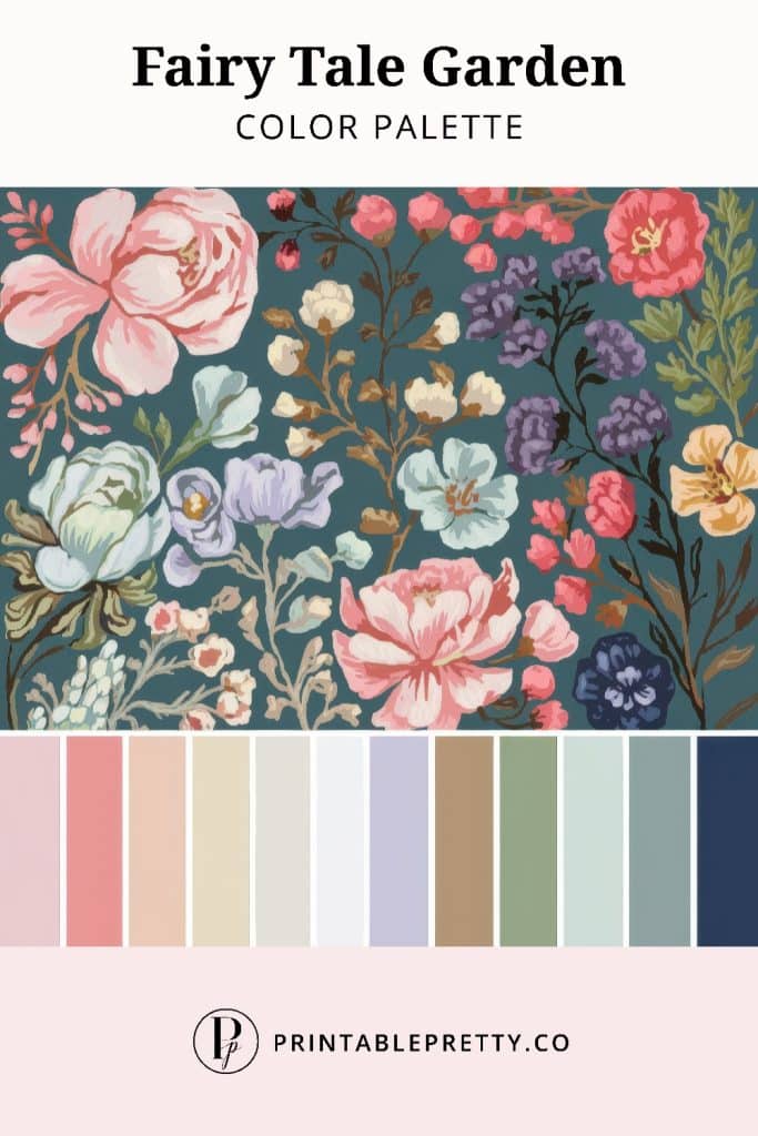 50 Stunning Color Palettes | Fairy Tale Garden