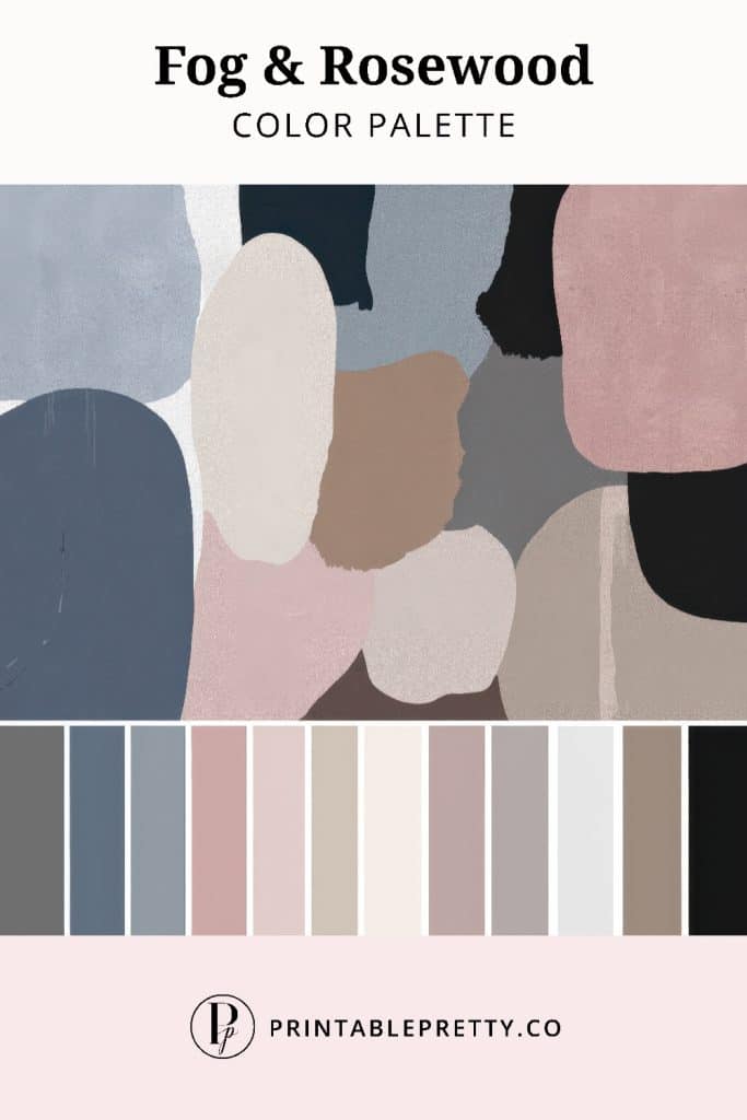 50 Stunning Color Palettes | Fog &Amp; Rosewood