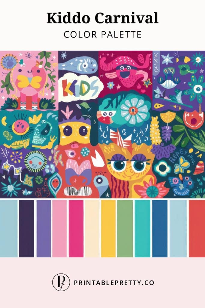 50 Stunning Color Palettes | Kiddo Carnival