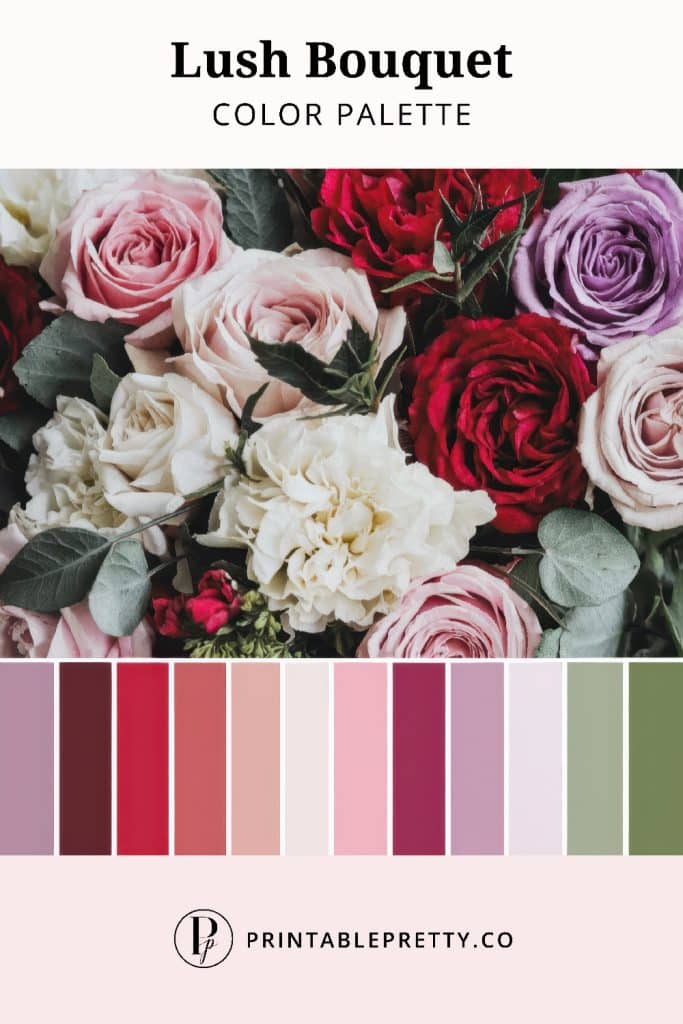 50 Stunning Color Palettes | Lush Bouquet