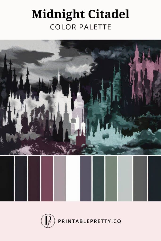 50 Stunning Color Palettes | Midnight Citadel