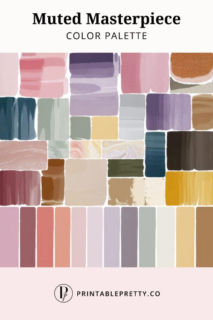 50 Stunning Color Palettes | Musted Masterpiece