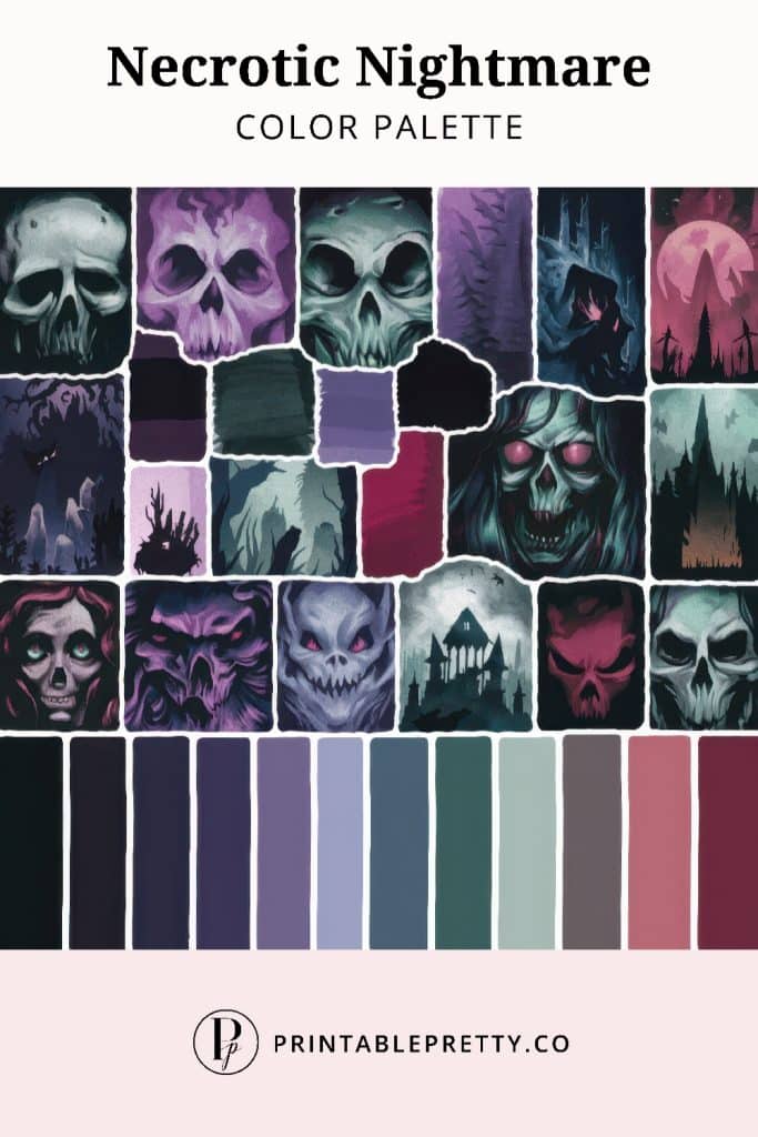 50 Stunning Color Palettes | Necrotic Nightmare