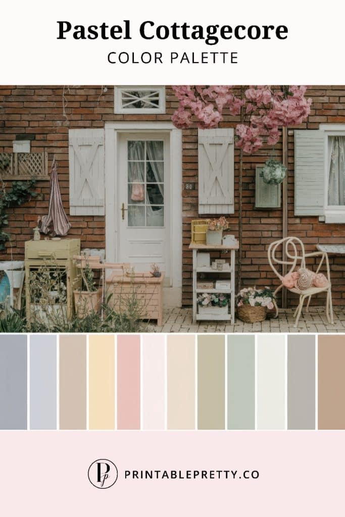 50 Stunning Color Palettes | Pastel Cottagecore