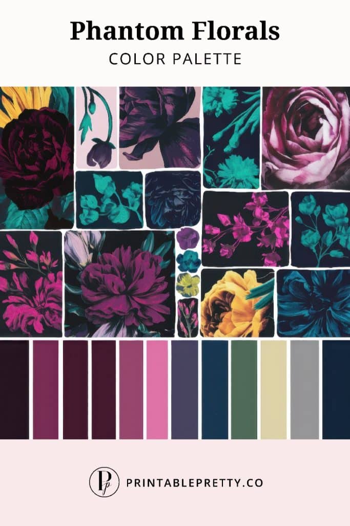 50 Stunning Color Palettes | Phantom Florals