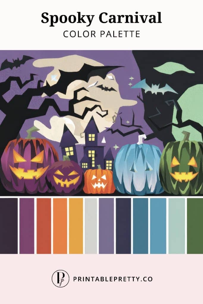 50 Stunning Color Palettes | Spooky Carnival