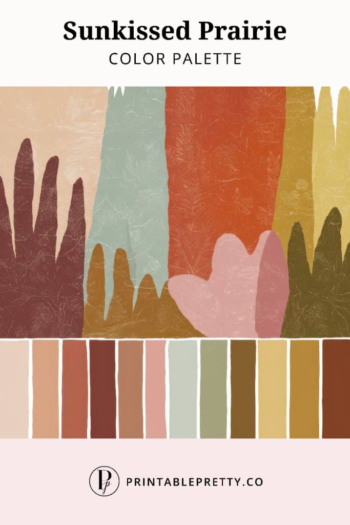 50 Stunning Color Palettes | Sunkissed Prairie