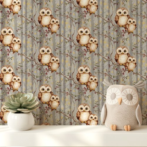 Mama And Baby Owls Nursery Wallpaper R Ioh50Y 500 Home Decor And Living