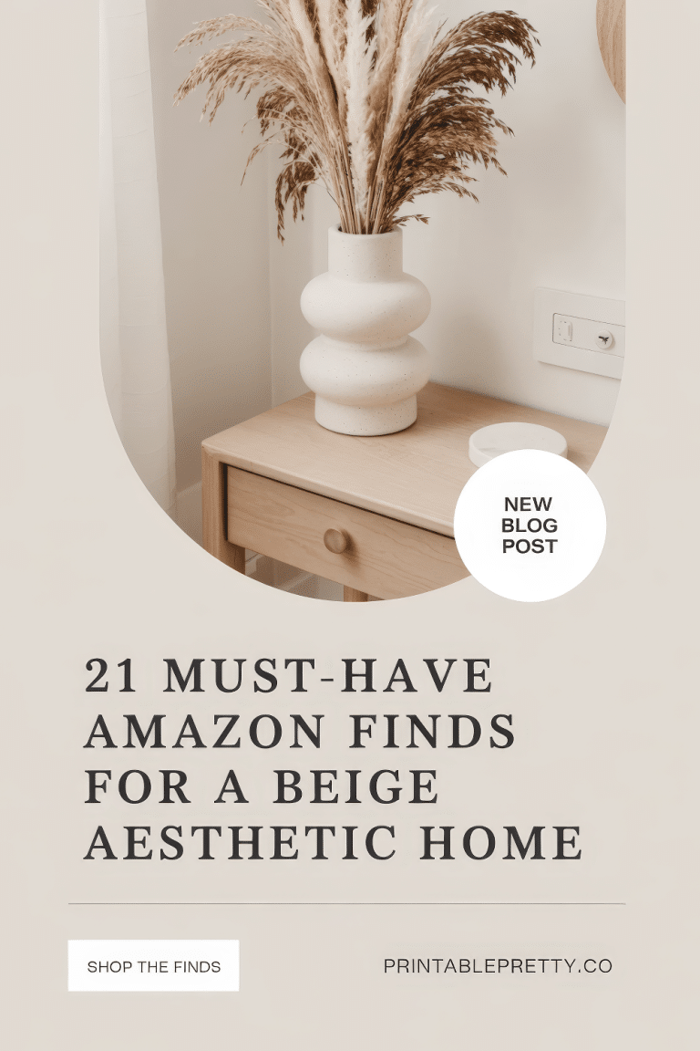 Beige Aesthetic Home Decor Pin 58 The Ultimate Amazon Must-Haves For Cultivating Your Dream Beige Aesthetic Home Decor