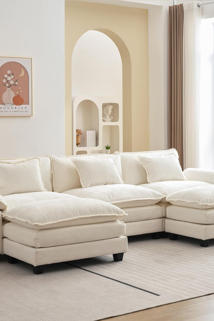 Beige Aesthetic Home Decor - Beige Modular Sectional Sofa