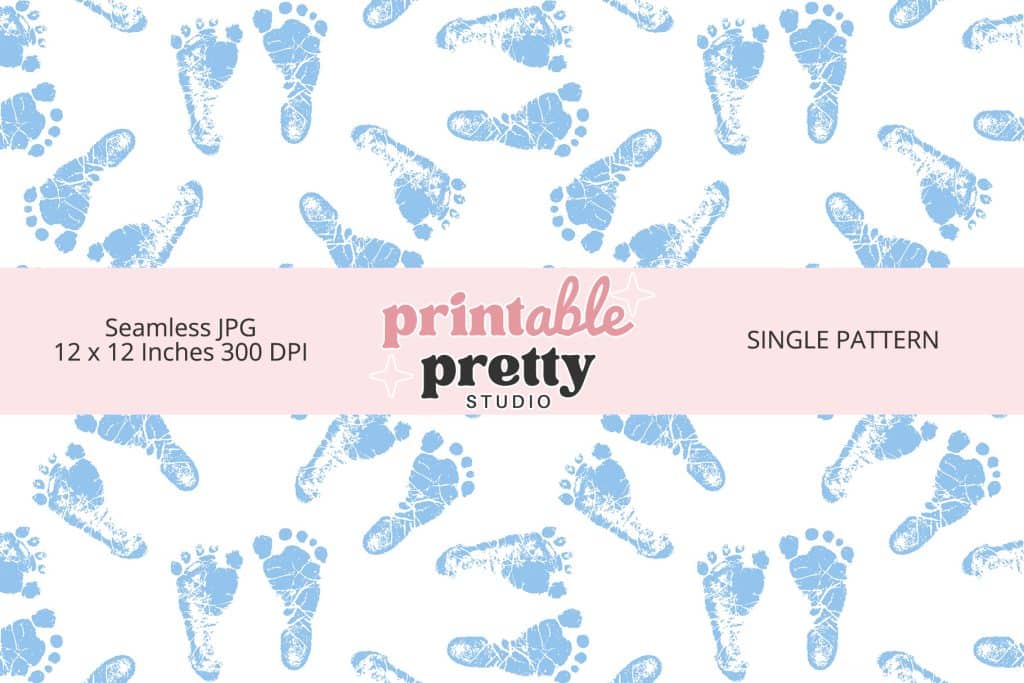 Baby Feet Blue On White Preview Our New Digital Download Site Is Live – Meet Printablepretty.com!