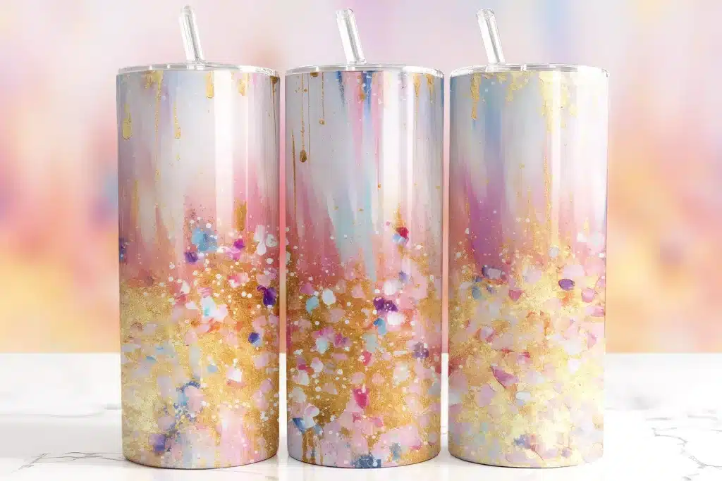 Our New Digital Download Site Is Live – Meet Printablepretty.com! 5 Abstract Pink And Gold Glitter Tumbler Wrap 2 Mockup 1 Our New Digital Download Site Is Live – Meet Printablepretty.com!