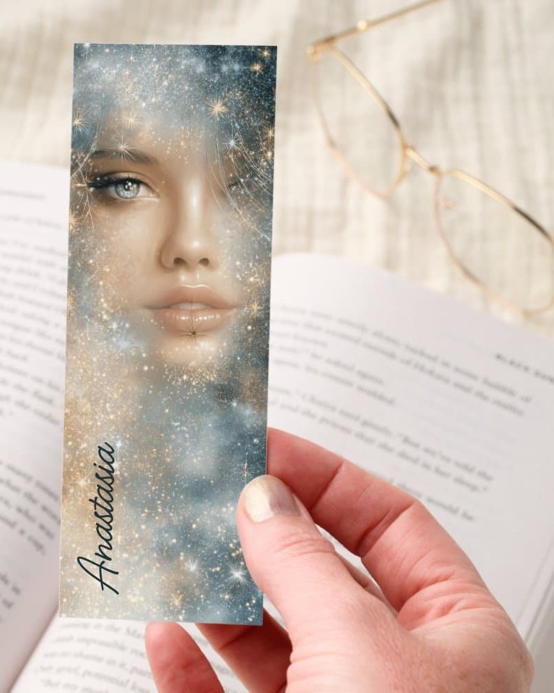 Galaxy Girl Dreamy Star Glow Bookmarks
