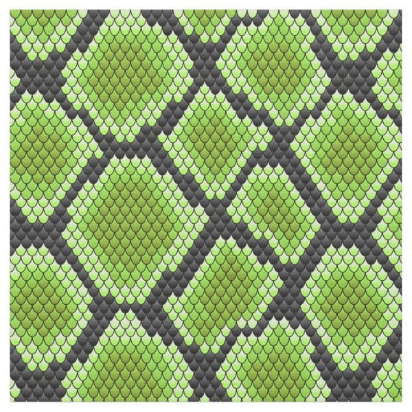 Green And Gray Snake Skin Pattern.