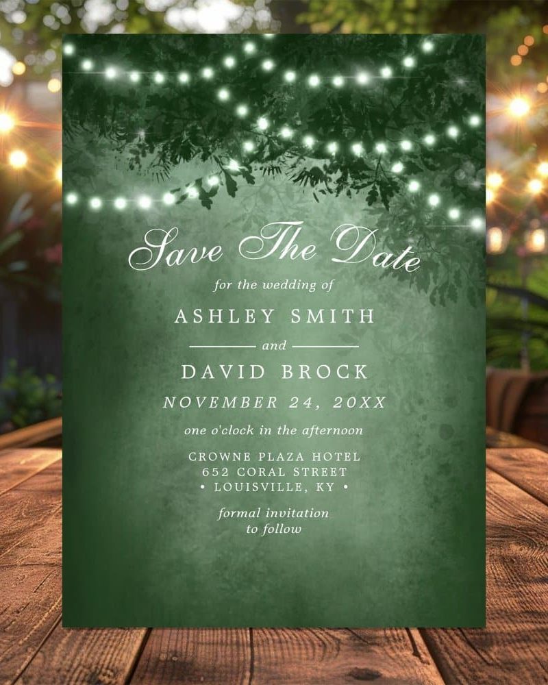 Save the date for Ashley Smith and David Brock's wedding, November 24th. The ceremony will be at the Crowne Plaza Hotel in Louisville, KY.