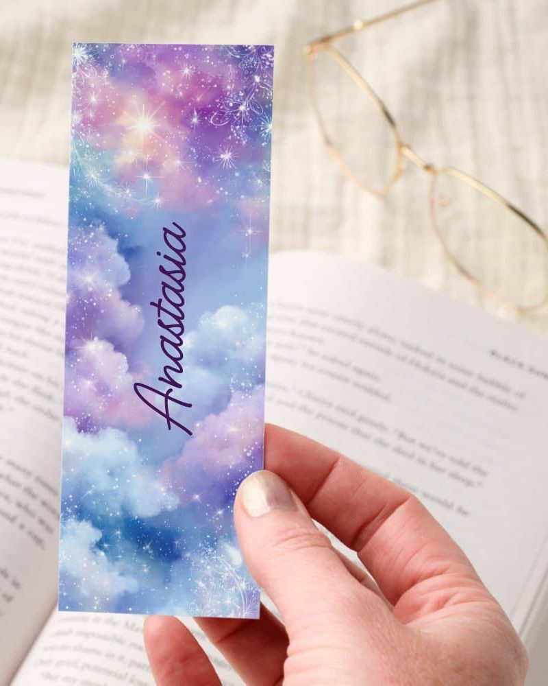 Magical Galaxy Sky Personalized Gift Bookmarks
