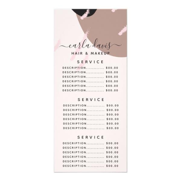 Carla Davis Hair And Makeup Price List.
