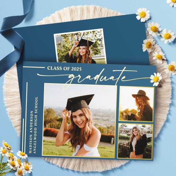 Graduation Announcement With Photos Of Madison Anderson, Class Of 2025, Angelwood High School.