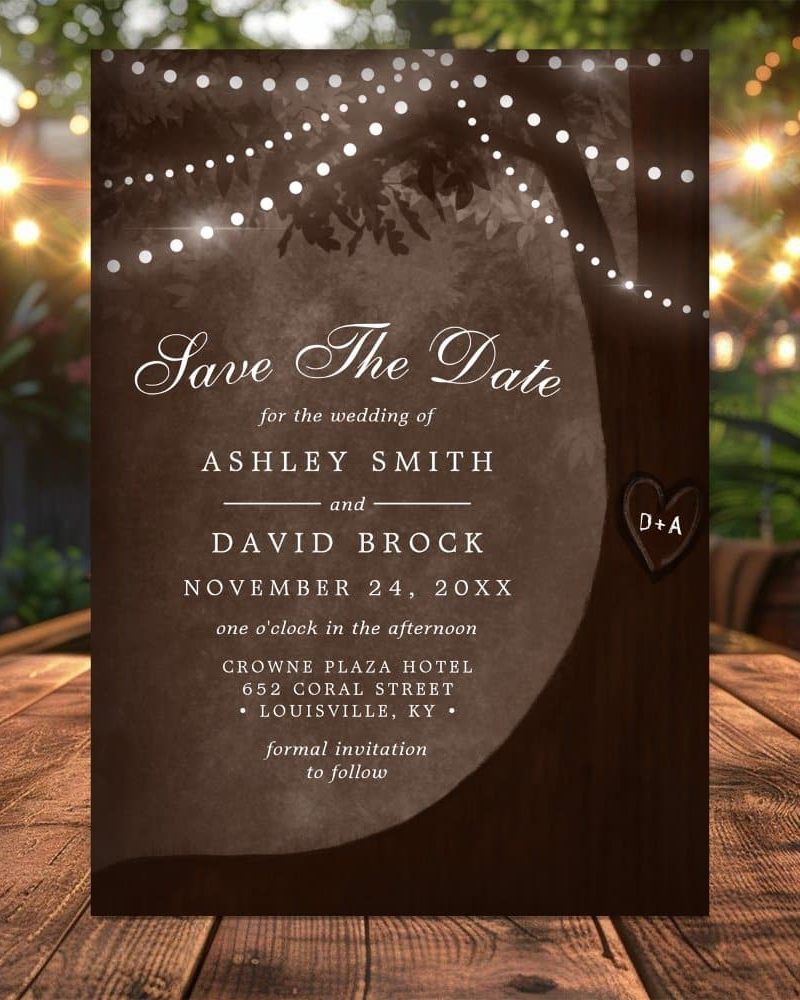 Save the date for Ashley Smith and David Brock's wedding, November 24, at the Crowne Plaza Hotel in Louisville, Kentucky.