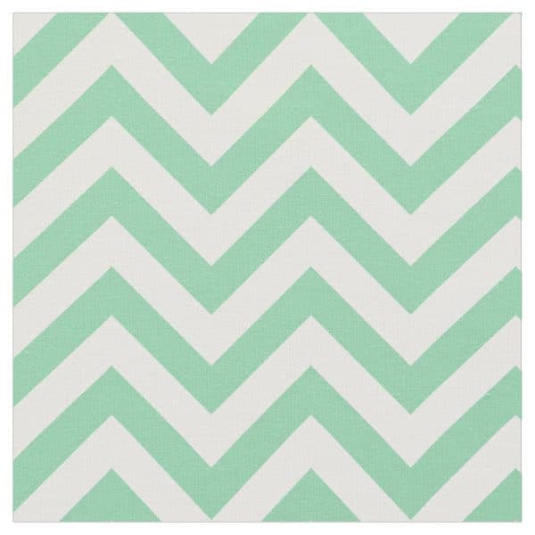 Light Green And White Chevron Pattern.