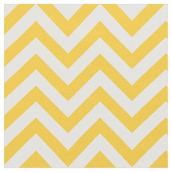 Yellow And White Chevron Pattern.